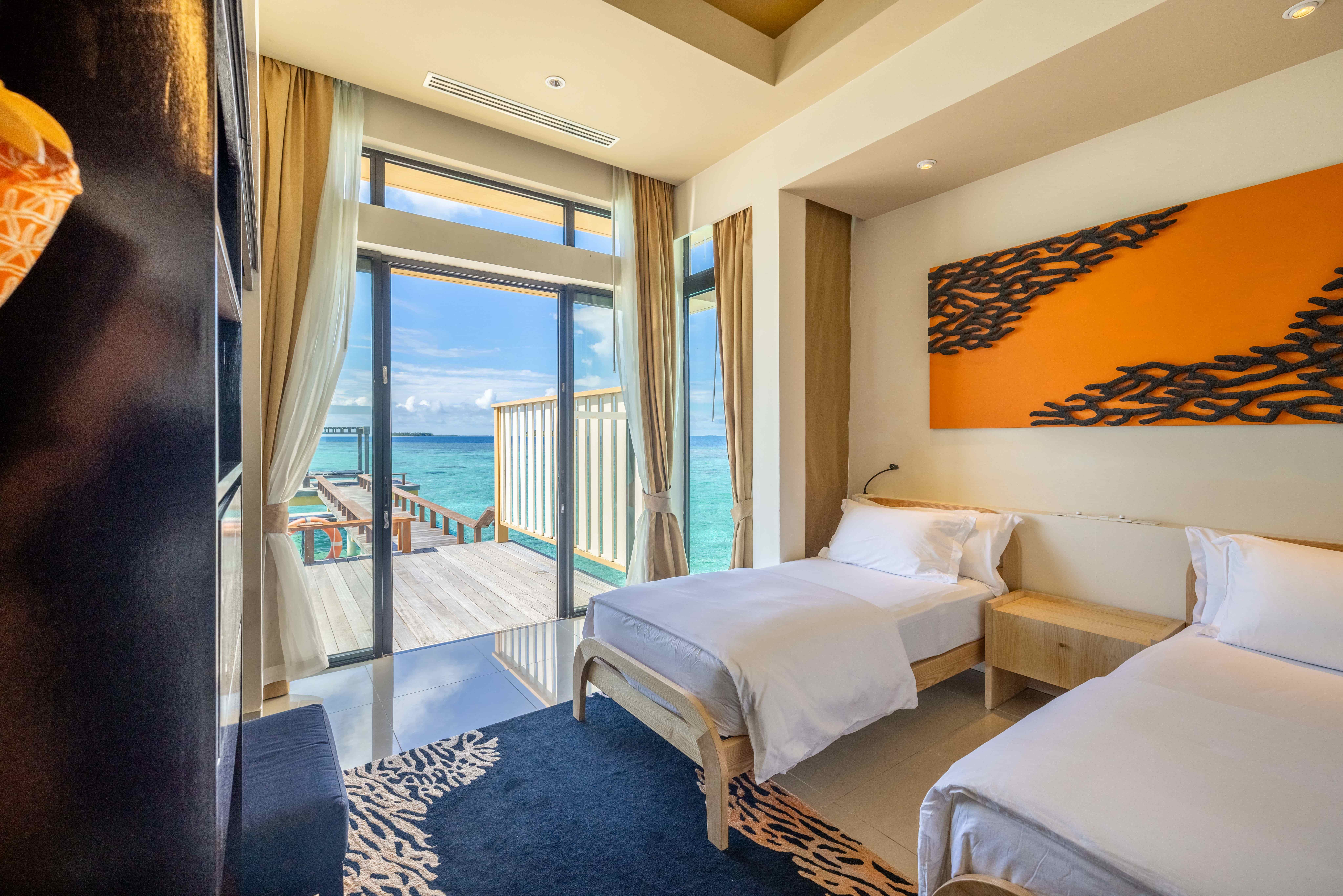 Angsana Velavaru Deluxe In-Ocean Two Bedroom Pool Villa Interior